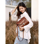 CUCUBIRD Leather Vintage Top Handle Crossbody Bag DIY Kit  