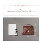 CUCUBIRD Leather Vintage Top Handle Crossbody Bag DIY Kit  