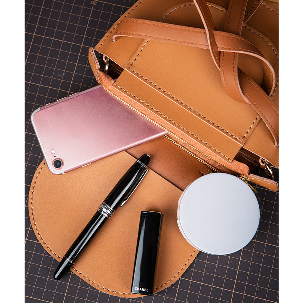 CUCUBIRD Leather Belt Saddle Crossbody Gate Bag DIY Kit  