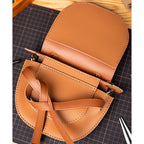 CUCUBIRD Leather Belt Saddle Crossbody Gate Bag DIY Kit  