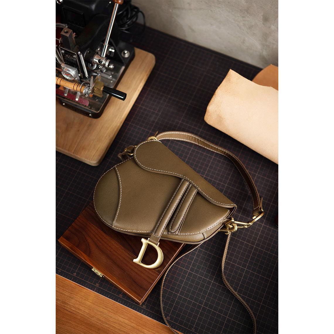 Lady Leather Crossbody Saddle Bag DIY Kit - CUCUBIRD