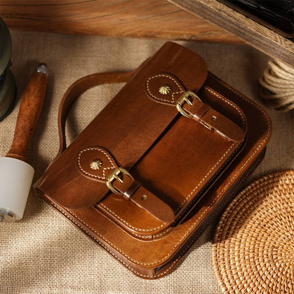 Vegetable Tanned Leather Lady Satchel DIY Kits - CUCUBIRD