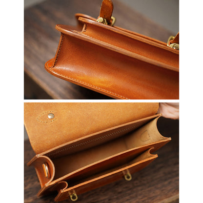 Vegetable Tanned Leather Lady Satchel DIY Kits - CUCUBIRD