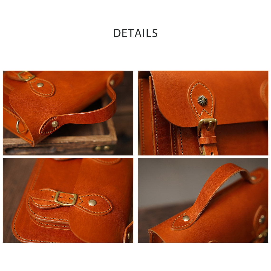 Vegetable Tanned Leather Lady Satchel DIY Kits - CUCUBIRD