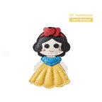 CUCUBIRD Sheep Leather Snow White Princess Charm DIY Kits  