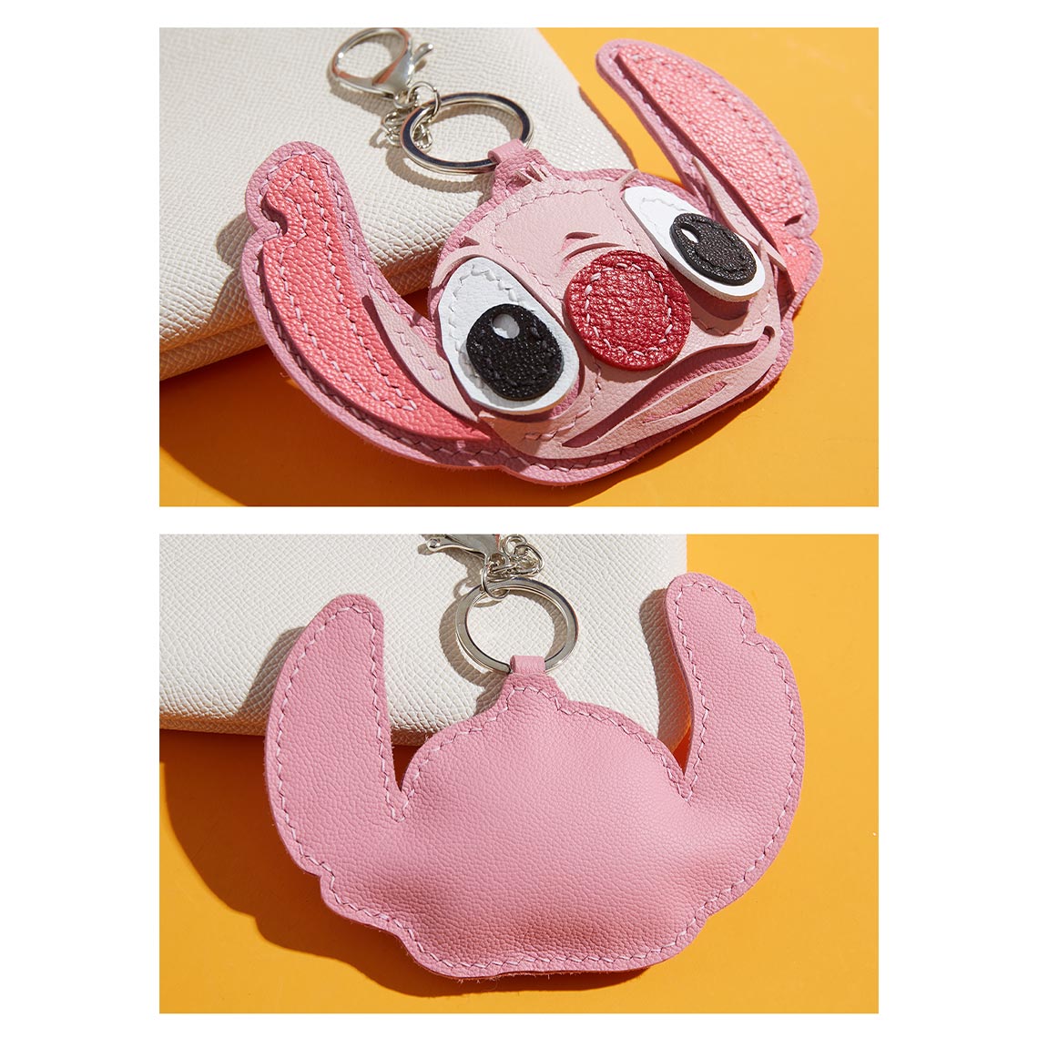 Leather Stitch & Angel Keychain DIY Kit