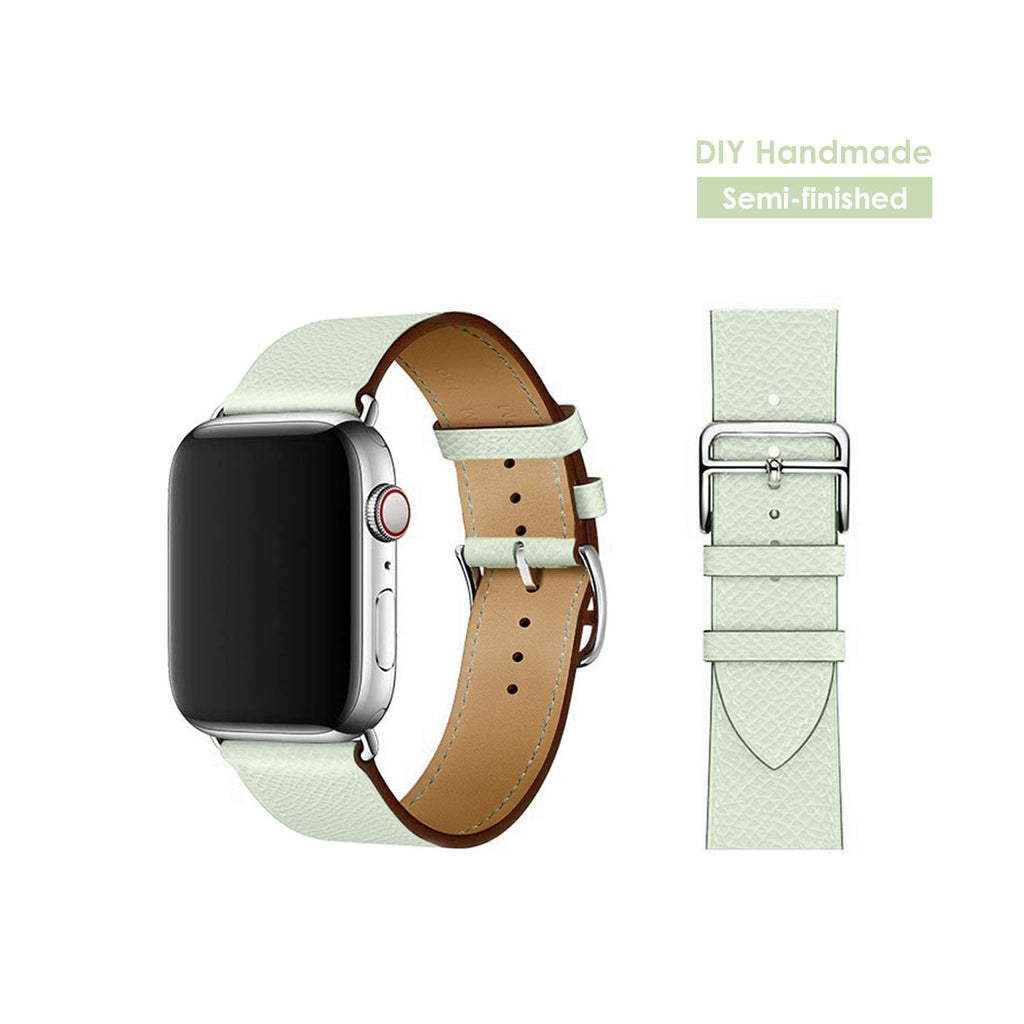 CUCUBIRD Top Grain Leather Apple Watch Band DIY Kits  