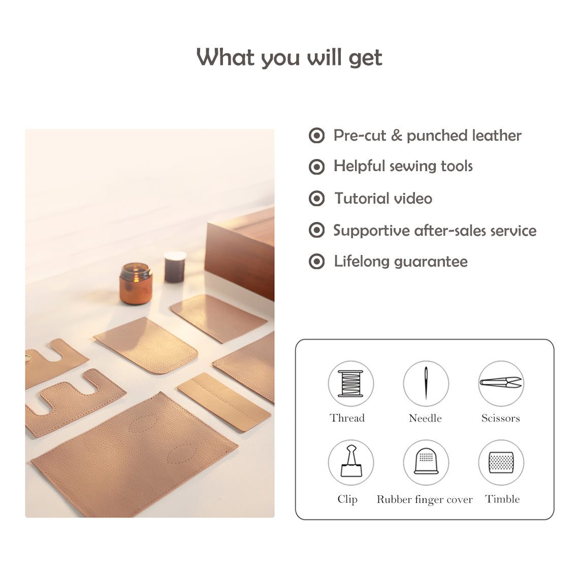 CUCUBIRD Leather Wings Handbag DIY Kits  