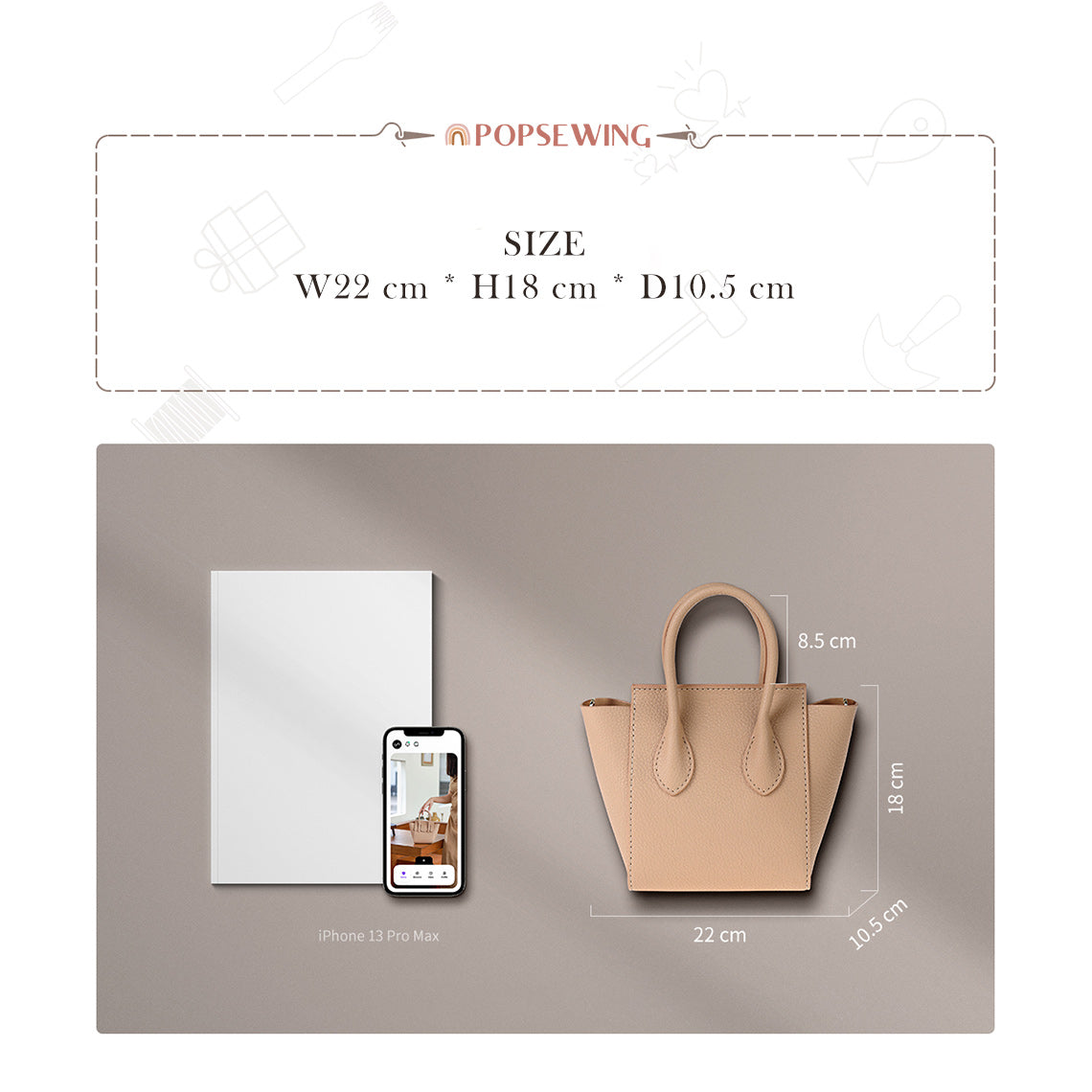 CUCUBIRD Leather Wings Handbag DIY Kits  