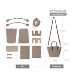 CUCUBIRD Leather Wings Handbag DIY Kits Taupe 