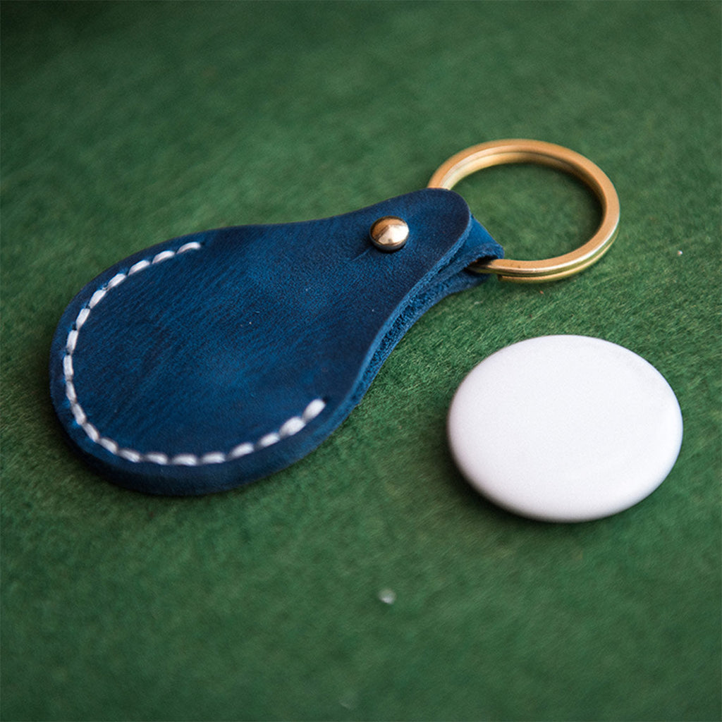 CUCUBIRD Leather AirTag Keychain DIY Kit  