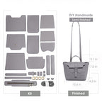 CUCUBIRD Leather Maestro Bag DIY Kit Grey - Presell 