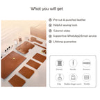 CUCUBIRD Leather Minimalist Buckle Crossbody Bag DIY Kit  