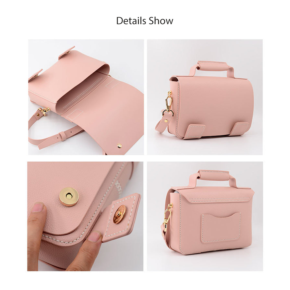 CUCUBIRD Vegan Leather Minimalist Crossbody Bag DIY Kit  