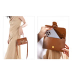 CUCUBIRD Leather Minimalist Buckle Crossbody Bag DIY Kit  