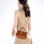 CUCUBIRD Leather Minimalist Buckle Crossbody Bag DIY Kit  