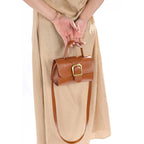 CUCUBIRD Leather Minimalist Buckle Crossbody Bag DIY Kit  