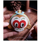 CUCUBIRD Sheep Leather Monkey King Keychain DIY Kit  