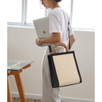 CUCUBIRD Leather Dustbag Recycle Bamboo Handles Bag DIY Kit  