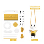 CUCUBIRD Leather Lovely Bee Crossbody Bag For Kids DIY Kit  