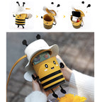 CUCUBIRD Leather Lovely Bee Crossbody Bag For Kids DIY Kit  