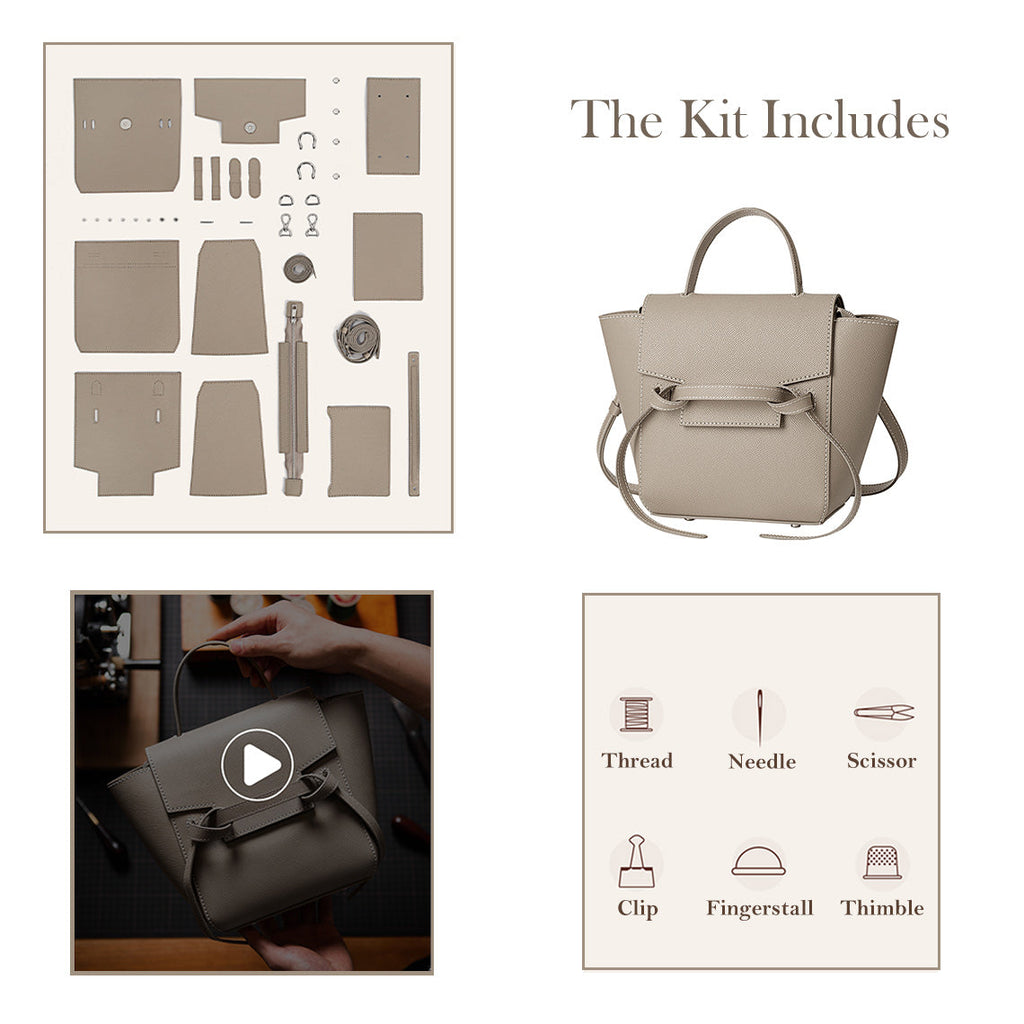 CUCUBIRD Leather Belt Bag DIY Kit  