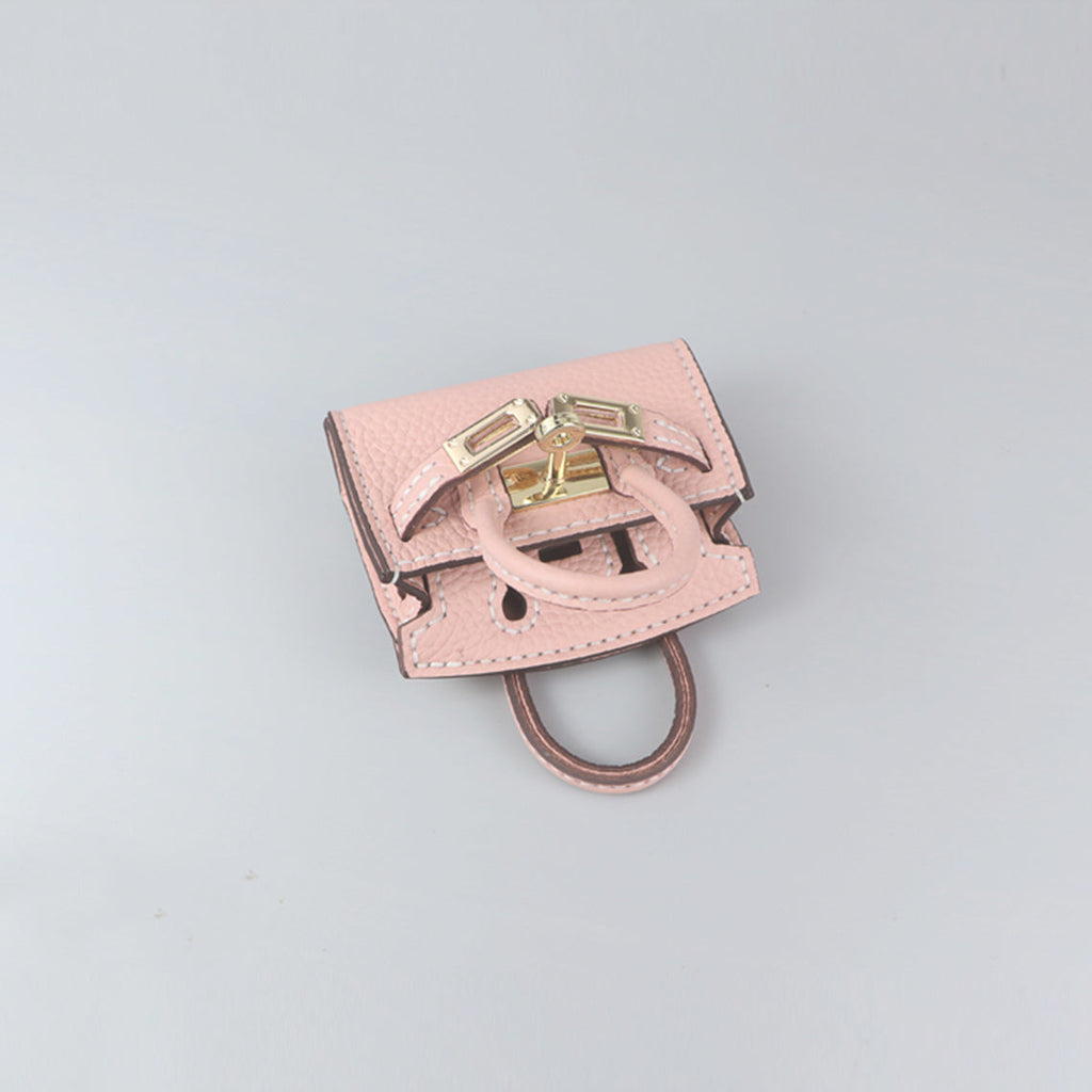 CUCUBIRD Top Grain Leather Mini Birkin Bag Charm DIY Kit  