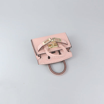 Top Grain Leather Mini Birkin Bag Charm DIY Kit - CUCUBIRD