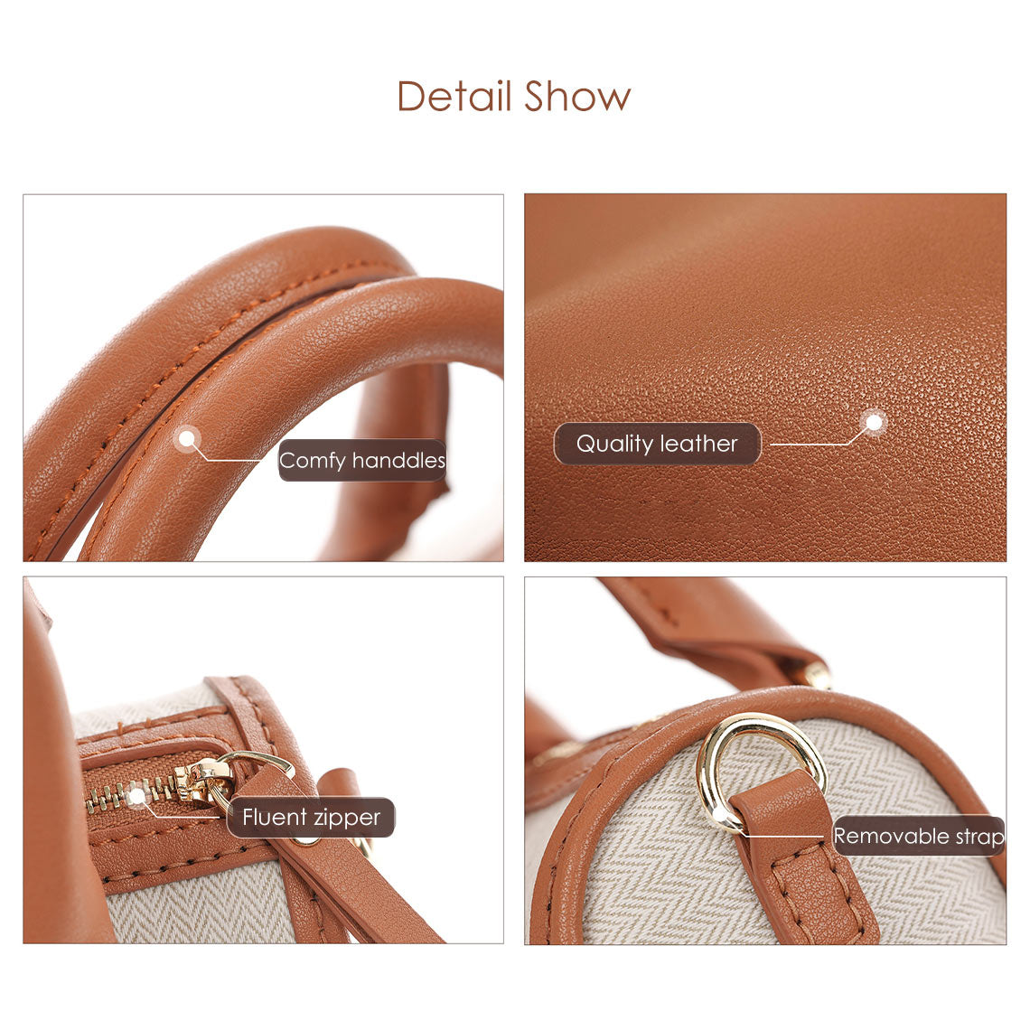 CUCUBIRD Leather Dustbag Recycle Boston Bag DIY Kit  