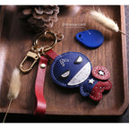 CUCUBIRD Sheep Leather Captain Keychain DIY Kit  