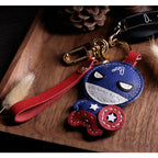 CUCUBIRD Sheep Leather Captain Keychain DIY Kit  