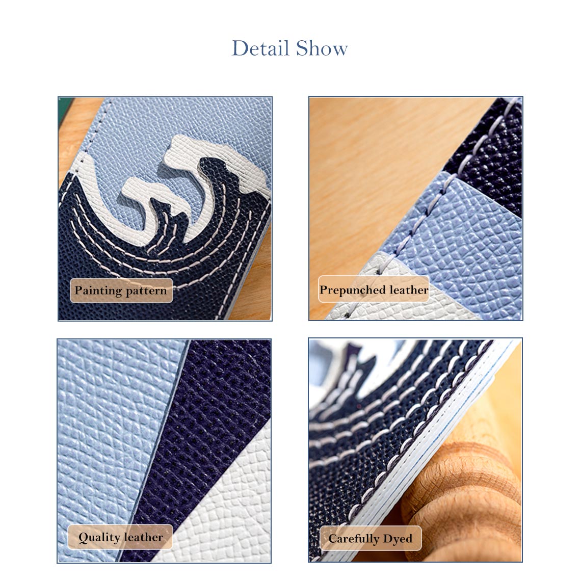 CUCUBIRD Leather Painting Card Holder DIY Kit  