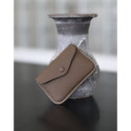 CUCUBIRD Top Grain Leather Envelope Card Holder DIY Kit  