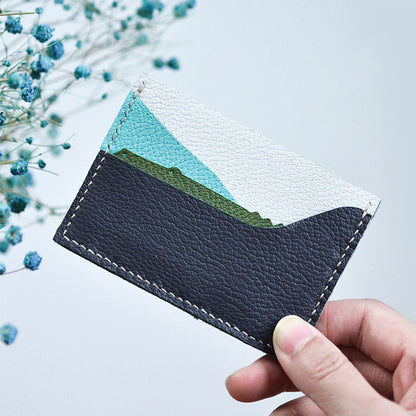 Top Grain Leather Alligator Card Holder DIY Kit