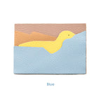 CUCUBIRD Top Grain Leather Dinosaur Card Holder DIY Kit  