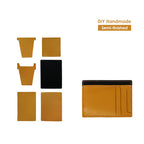 CUCUBIRD Full Grain Leather Sleeve Card Wallet DIY Kit  