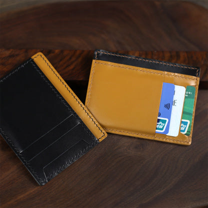 Full Grain Leather Sleeve Card Wallet DIY Kit - CUCUBIRD