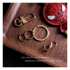 CUCUBIRD Sheep Leather Spiderman Keychain DIY Kit  
