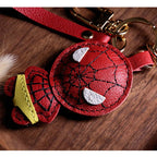 CUCUBIRD Sheep Leather Spiderman Keychain DIY Kit  
