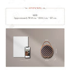 CUCUBIRD Top Grain Leather Checker Mini Round Bag DIY Kit  