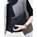 CUCUBIRD Top Grain Leather Men Clutch Bag DIY Kit  