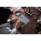 CUCUBIRD Full Grain Leather Vintage Crossbody Bag DIY Kit  