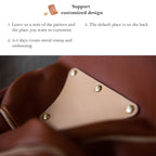 CUCUBIRD Full Grain Leather Vintage Crossbody Bag DIY Kit  