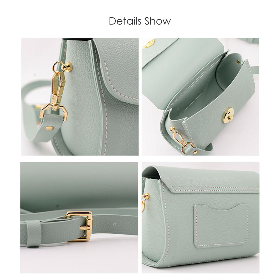 CUCUBIRD Vegan Leather Crossbody Satchel Bag DIY Kit  