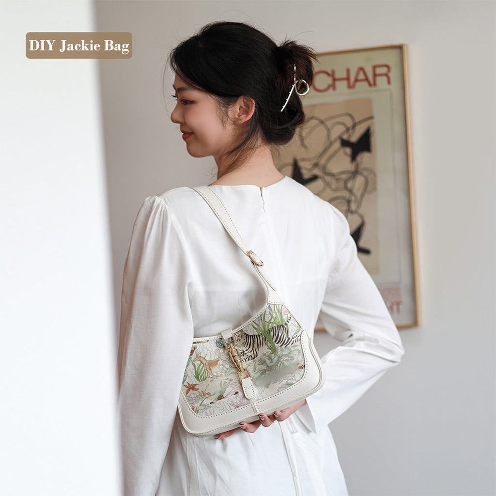 CUCUBIRD Leather Jackie Shoulder Bag DIY Kit  