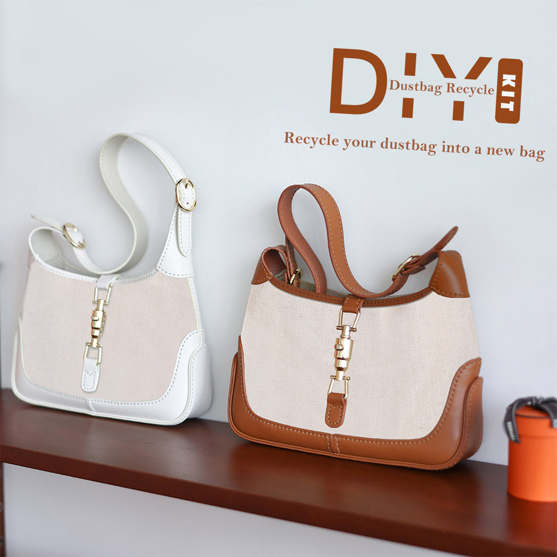 CUCUBIRD Leather Jackie Shoulder Bag DIY Kit  