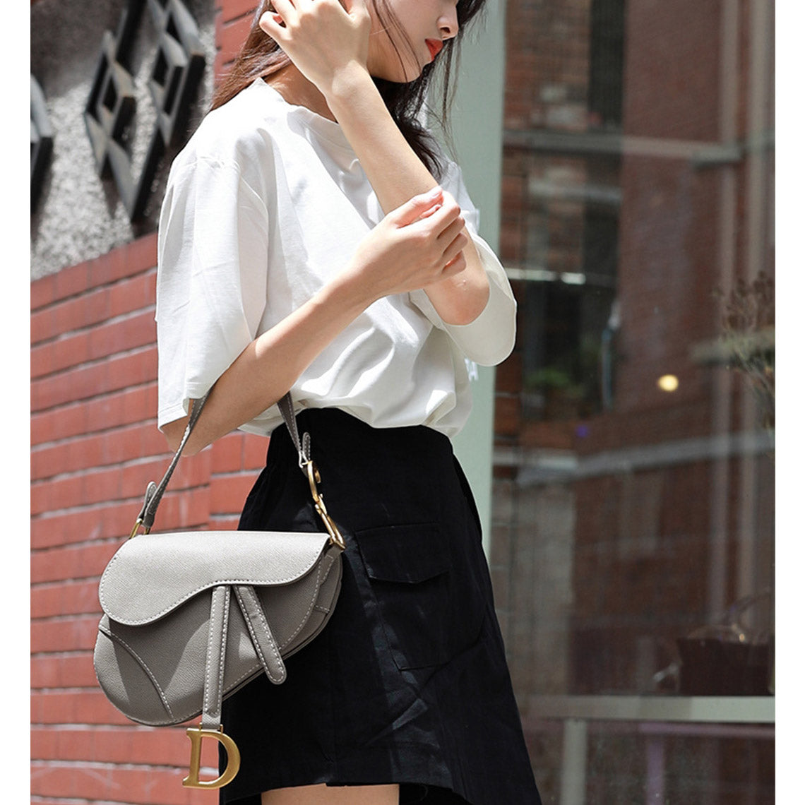 CUCUBIRD Lady Leather Crossbody Saddle Bag DIY Kit  