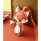 CUCUBIRD Sheep Leather Little Fox Keychain DIY Kit  