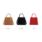 CUCUBIRD Leather Women Top Handles Handbag DIY Kit  