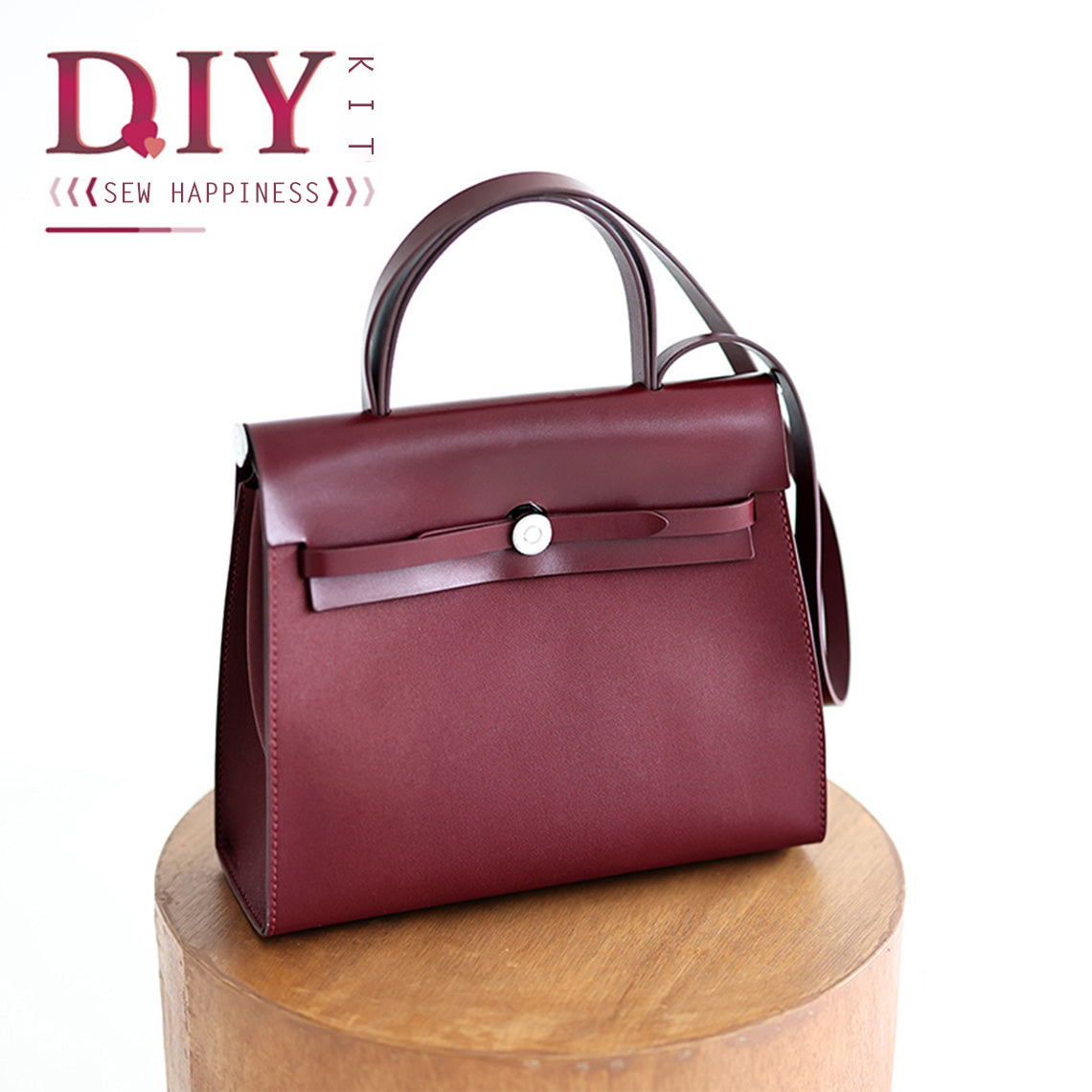 Von Leder inspirierte Her-Tasche-Reißverschlusstasche-DIY-Kit – Extra 20 % Preisnachlass an der Kasse
